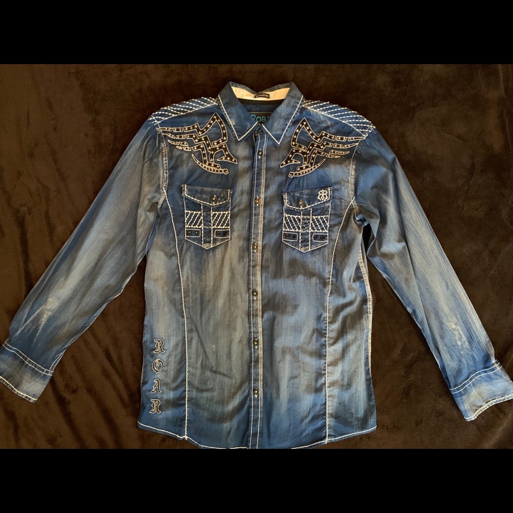 ROAR Men’s LS Shirt - Large